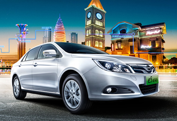 比亞迪e5-450純電動汽車網約車